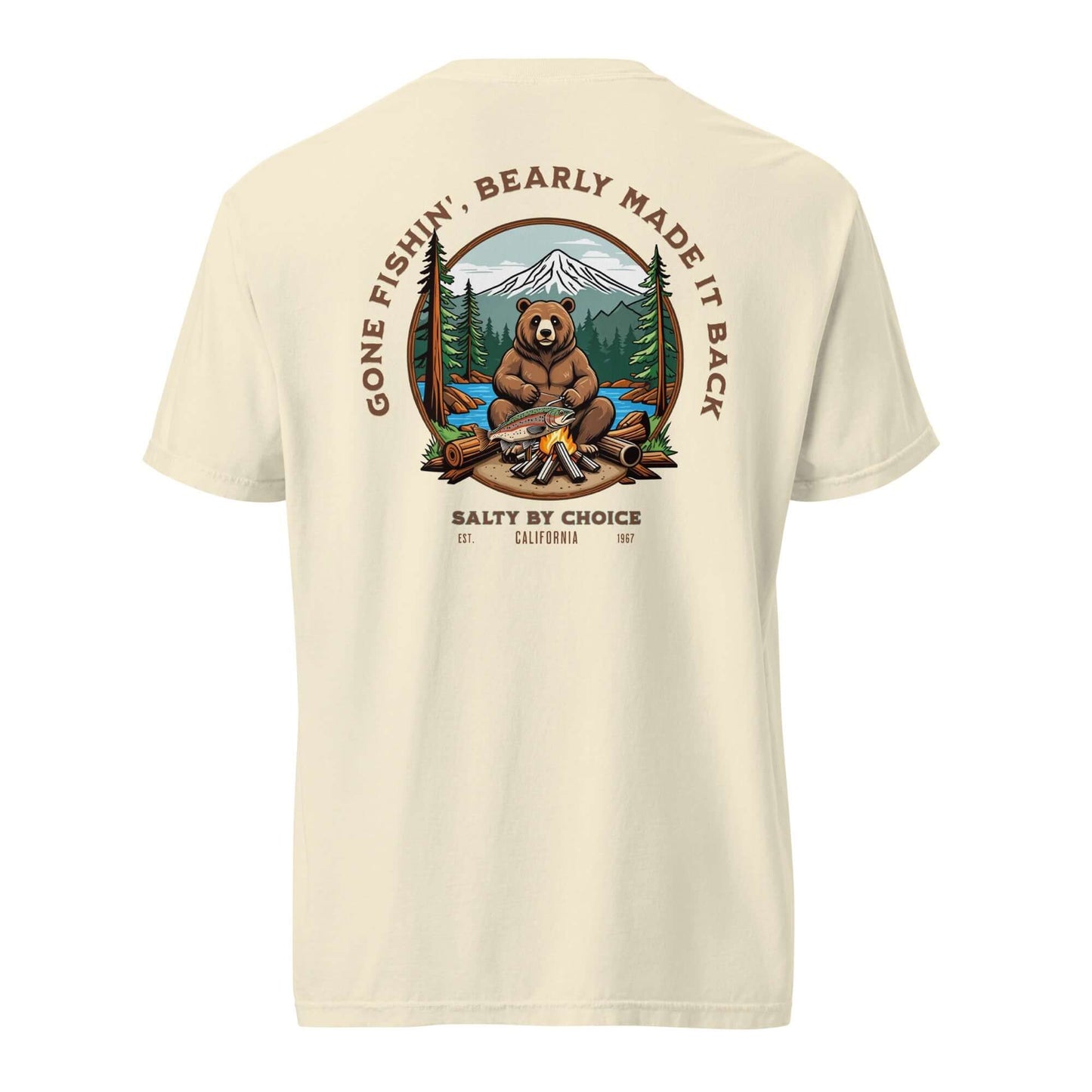 Bearly Gone Fishin Unisex Heavy Tee