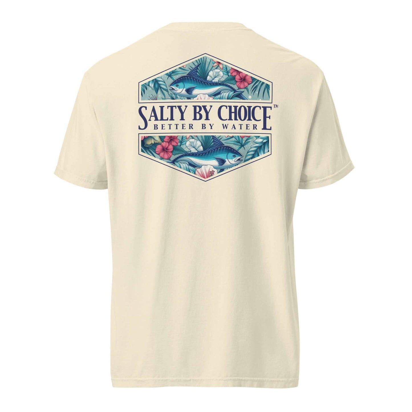 Hibiscus Unisex Heavy Tee Ivory by Miramar Outfitters Salty By Choice Collection