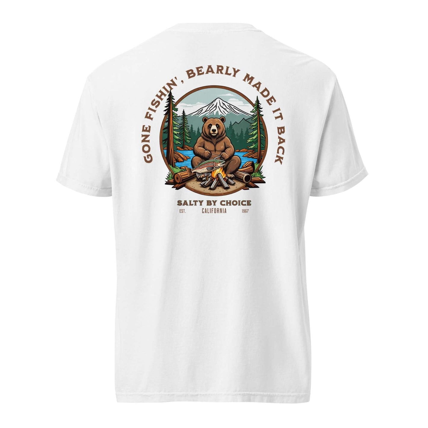 Bearly Gone Fishin Unisex Heavy Tee