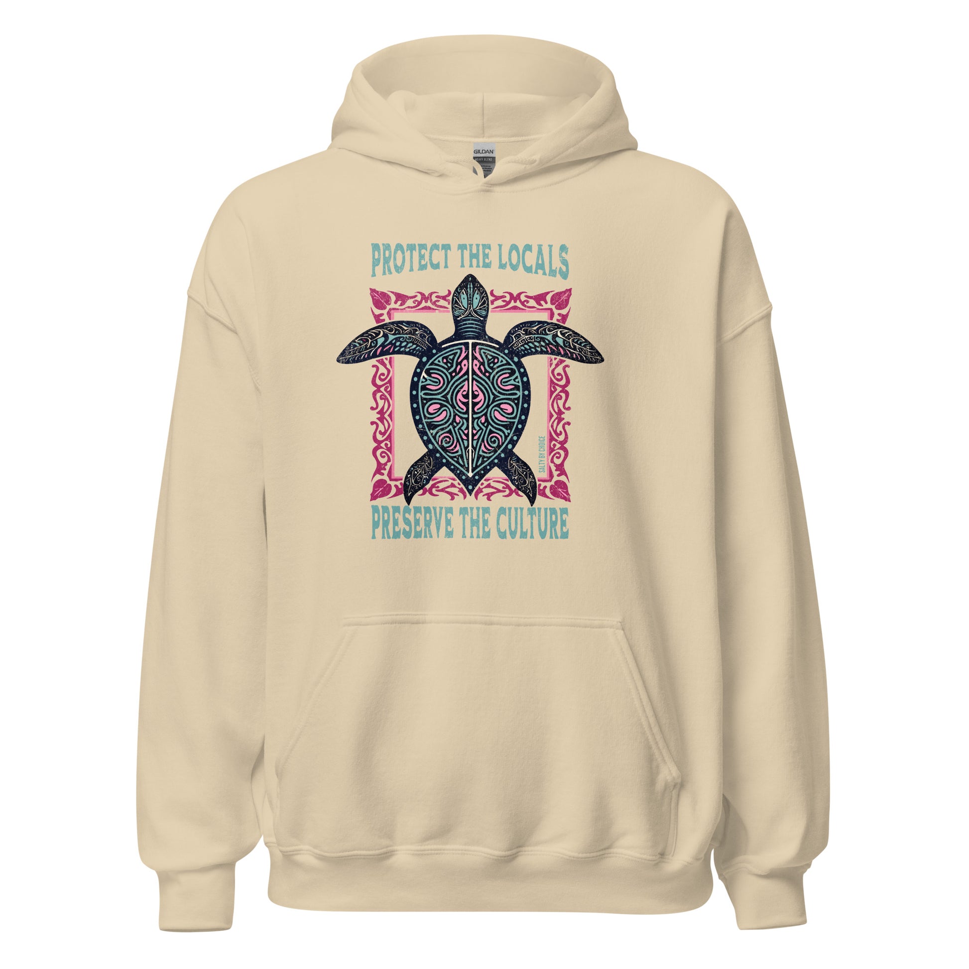 Protect the Locals Unisex Hoodie Sand by Salty By Choice™