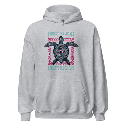 Protect the Locals Unisex Hoodie Sport Grey by Salty By Choice™