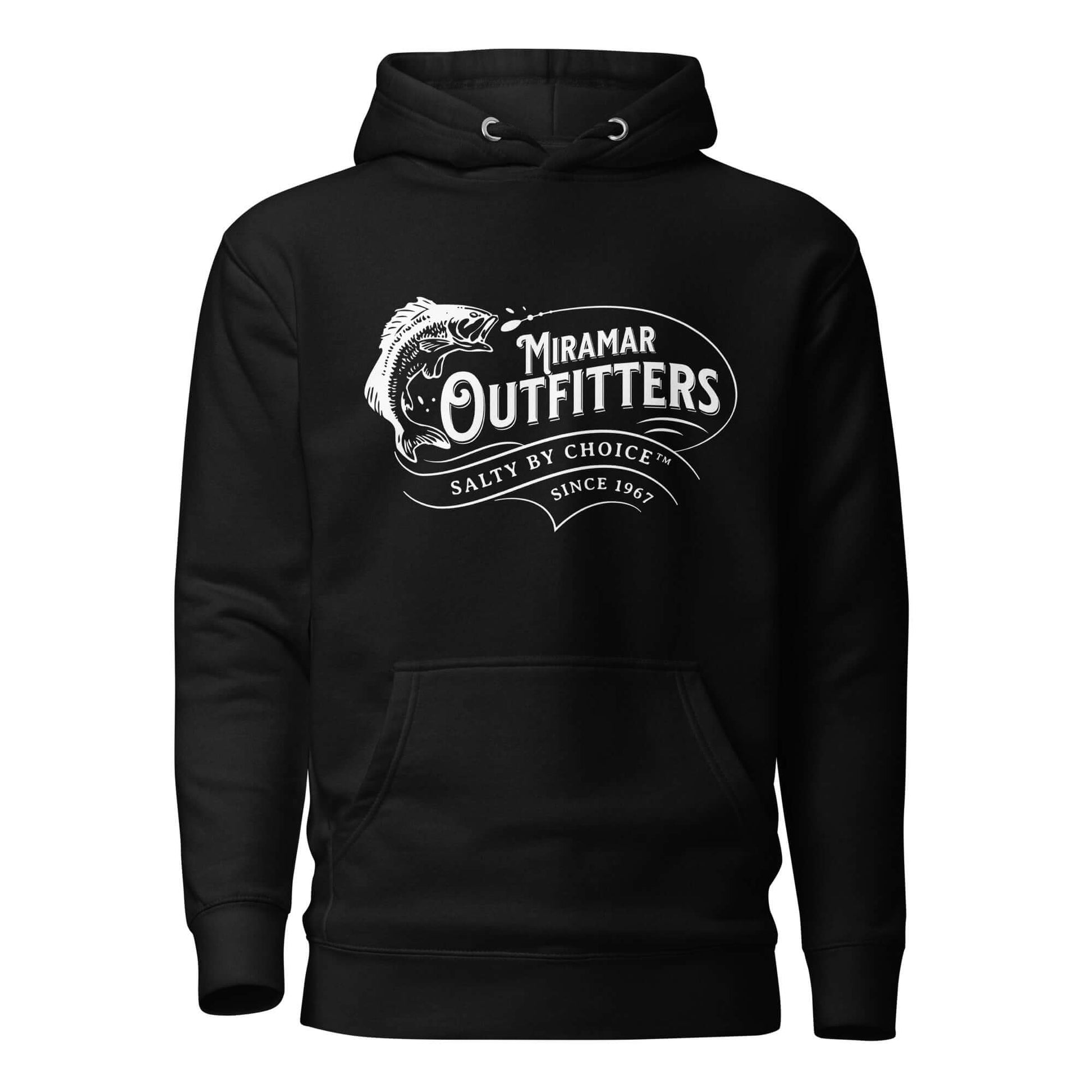 Nordic Fisherman Unisex Hoodie Black by Miramar Outfitters Salty By Choice Collection