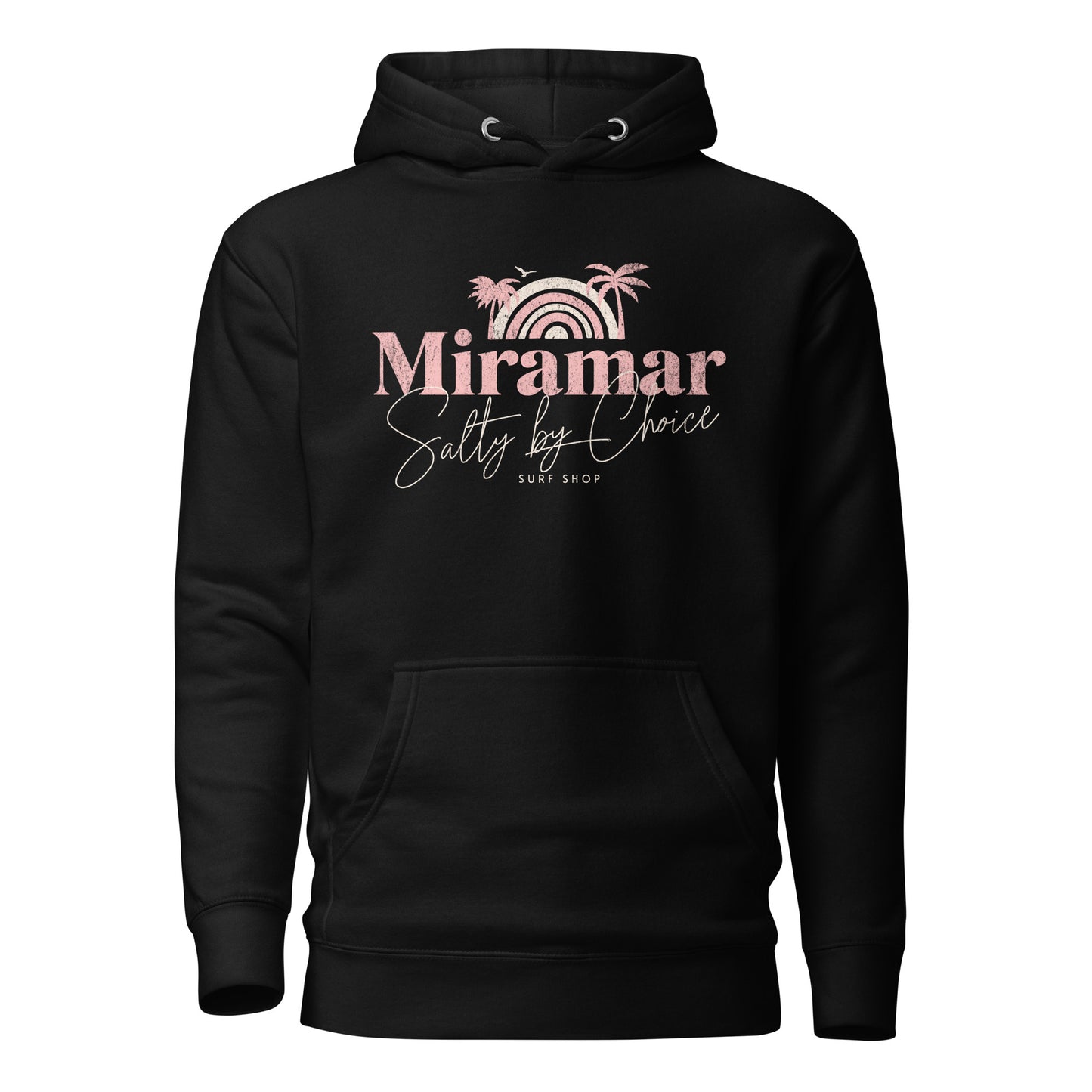 Sunset California Unisex Hoodie Black by Miramar Outfitters Salty By Choice Collection