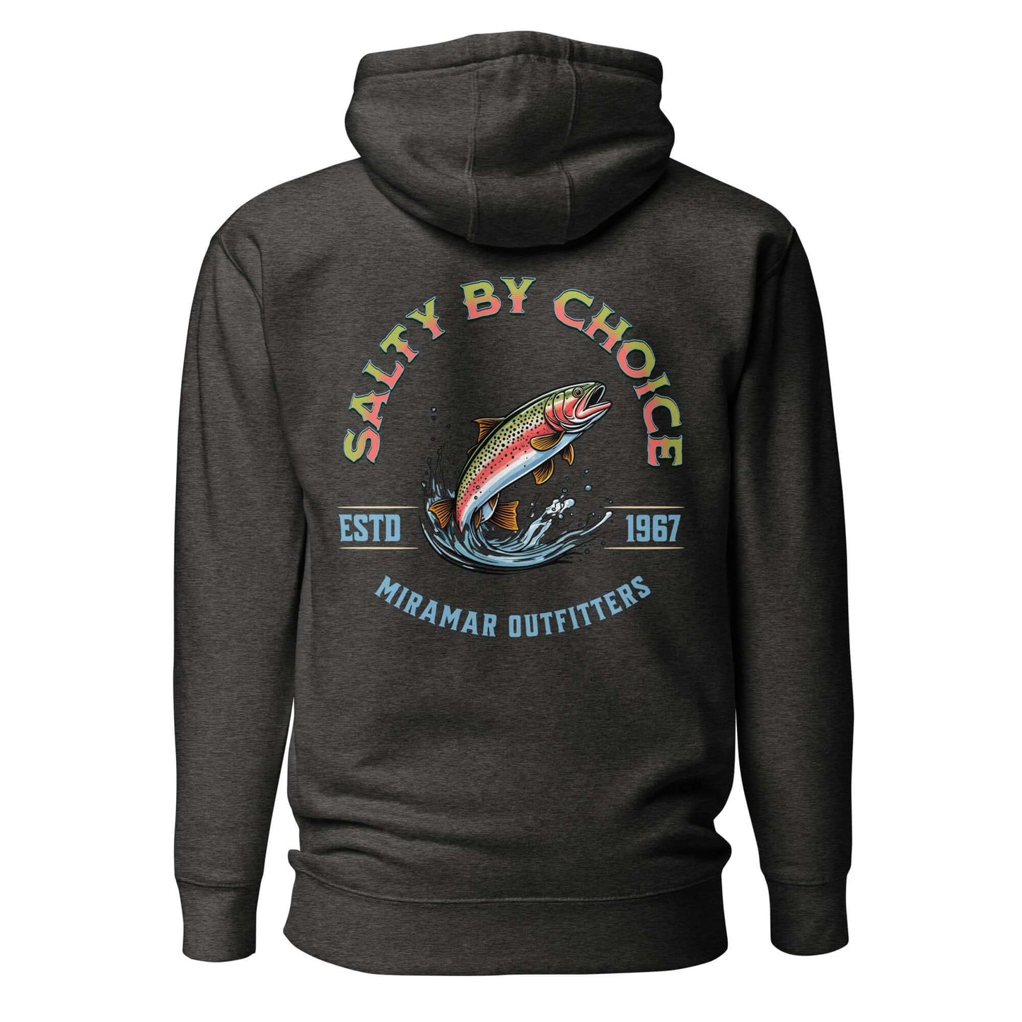 Offshore Pursuit Unisex Hoodie Charcoal Heather by Miramar Outfitters Salty By Choice Collection