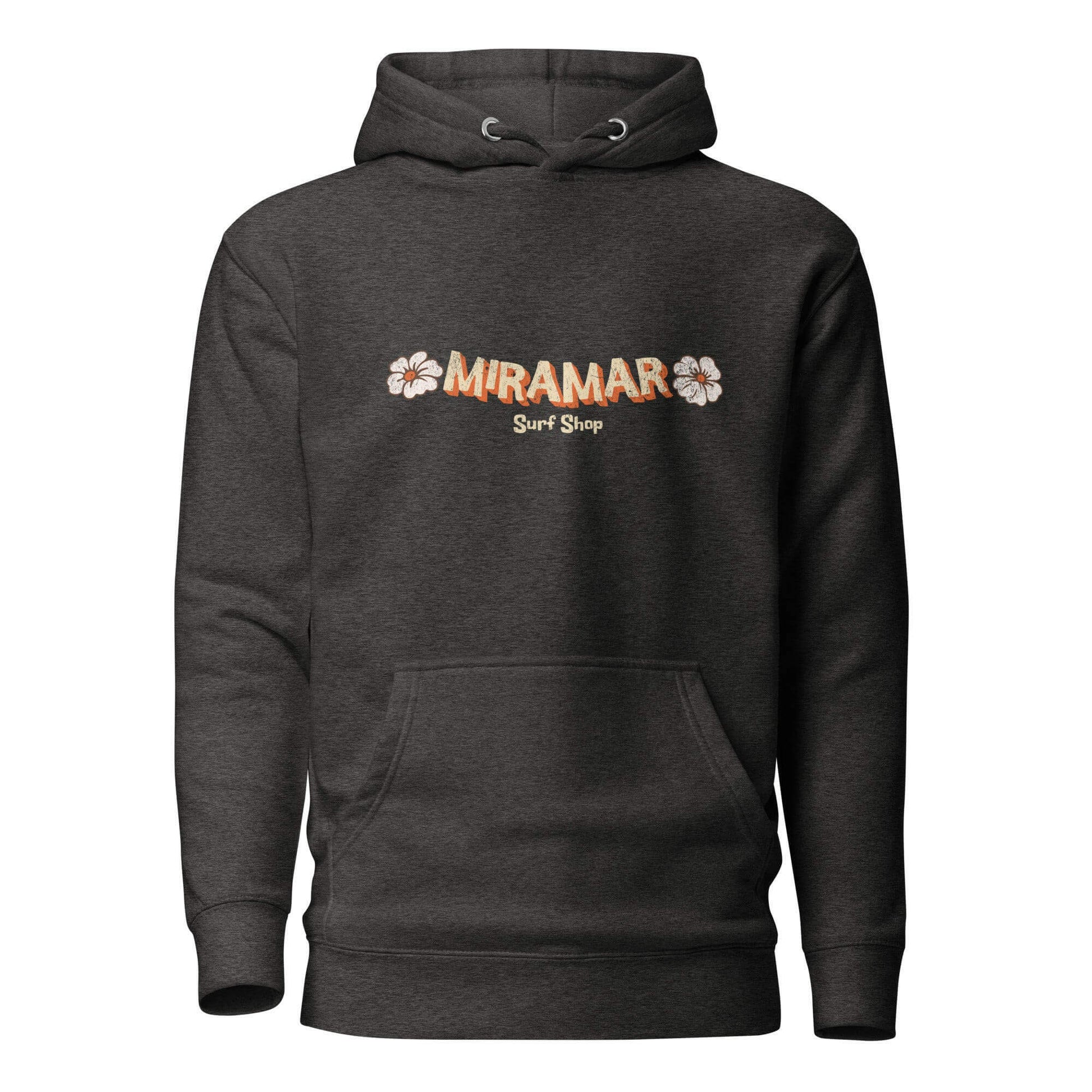 Surfs Up Unisex Hoodie Charcoal Heather by Miramar Outfitters Salty By Choice Collection