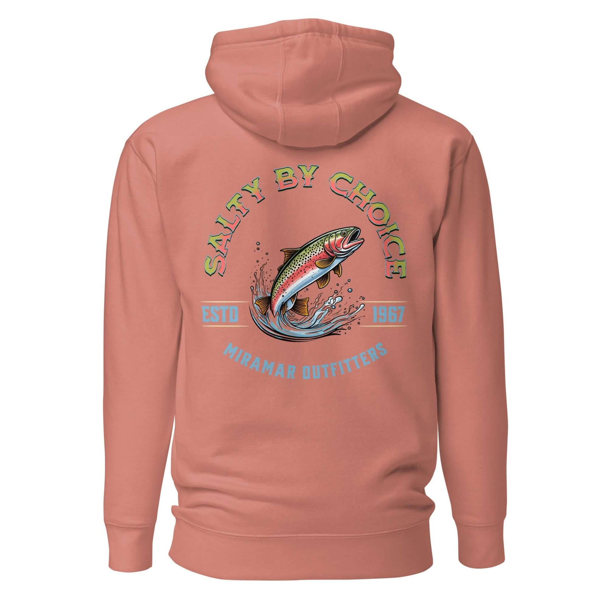 Offshore Pursuit Unisex Hoodie Dusty Rose by Miramar Outfitters Salty By Choice Collection