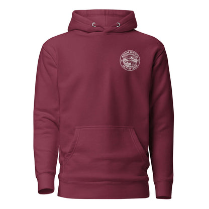 Montana Unisex Hoodie Maroon by Miramar Outfitters Salty By Choice Collection