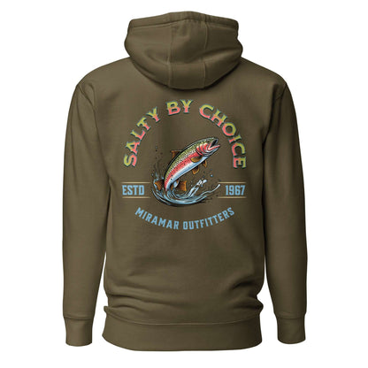 Offshore Pursuit Unisex Hoodie Military Green by Miramar Outfitters Salty By Choice Collection