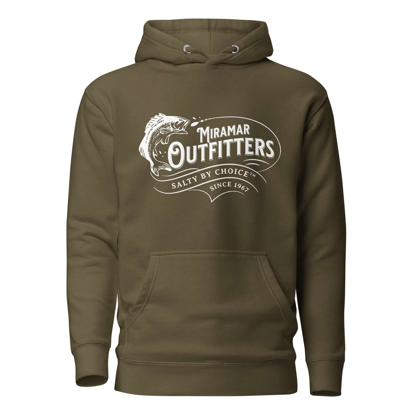 Nordic Fisherman Unisex Hoodie Military Green by Miramar Outfitters Salty By Choice Collection