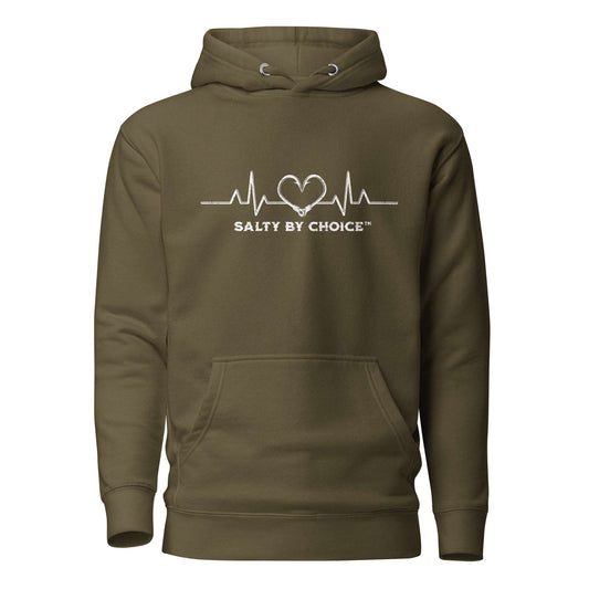 Hooked Heartbeat Unisex Hoodie