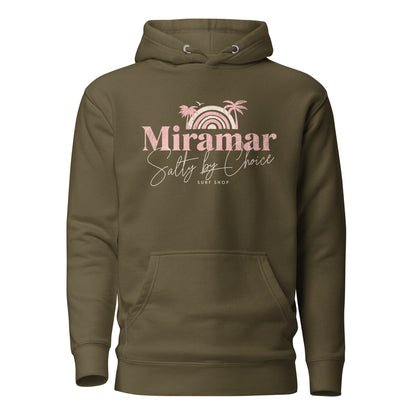 Sunset California Unisex Hoodie Military Green by Miramar Outfitters Salty By Choice Collection