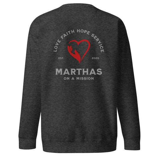 Heart and Hand Two Sided Premium Unisex Sweatshirt by Miramar Outfitters Salty By Choice Collection