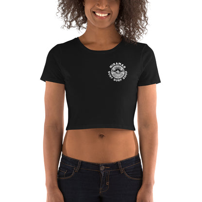 Lady in Black Crop Tee by Miramar Outfitters Salty By Choice Collection