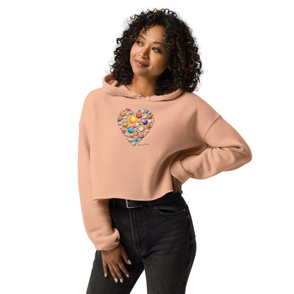 Heart Crop Hoodie